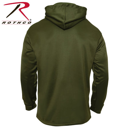 Rothco Concealed Carry U.S. Flag Hoodie Olive Drab Size S - Get Tight Gear