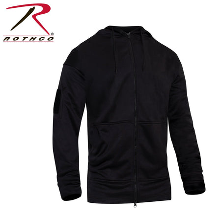 Rothco Concealed Carry Zippered Hoodie - Black Black Size XL - Get Tight Gear