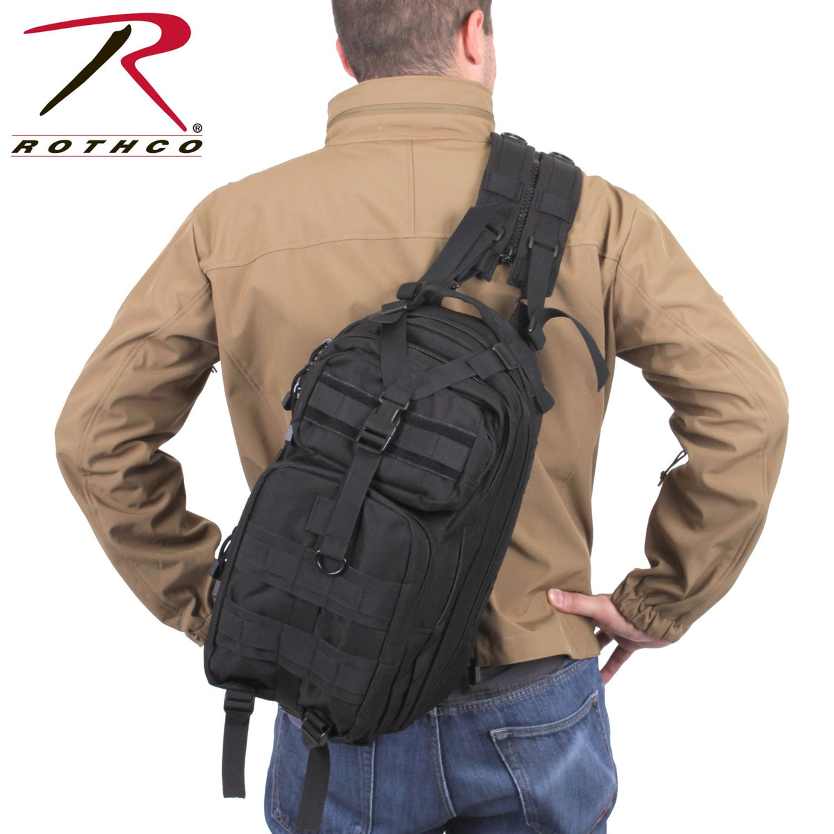 Rothco Convertible Medium Transport Pack Black - Get Tight Gear