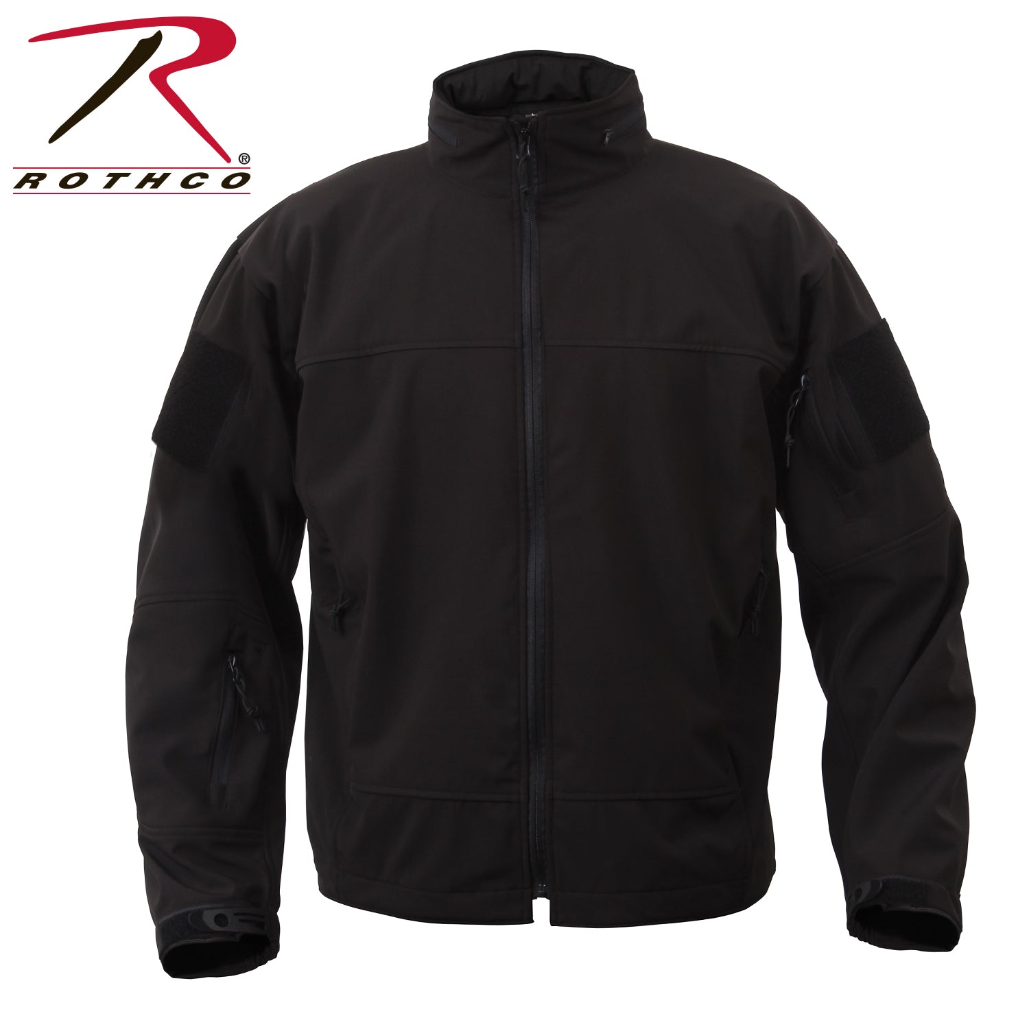 Rothco Covert Ops Lightweight Soft Shell Jacket Black Size 2XL - Get Tight Gear