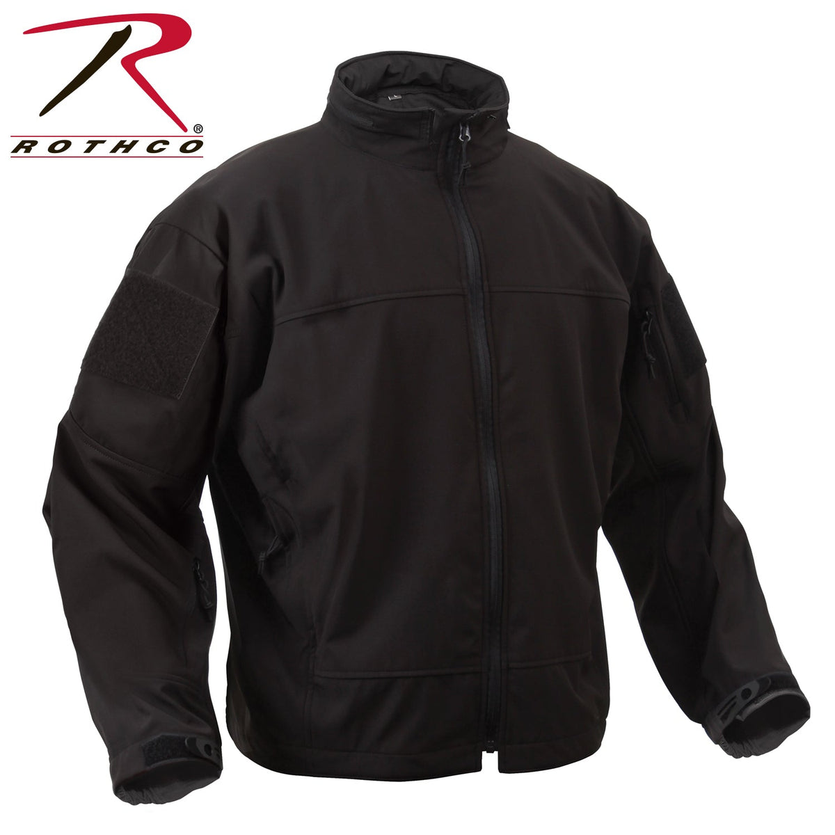 Rothco Covert Ops Lightweight Soft Shell Jacket Black Size 2XL - Get Tight Gear