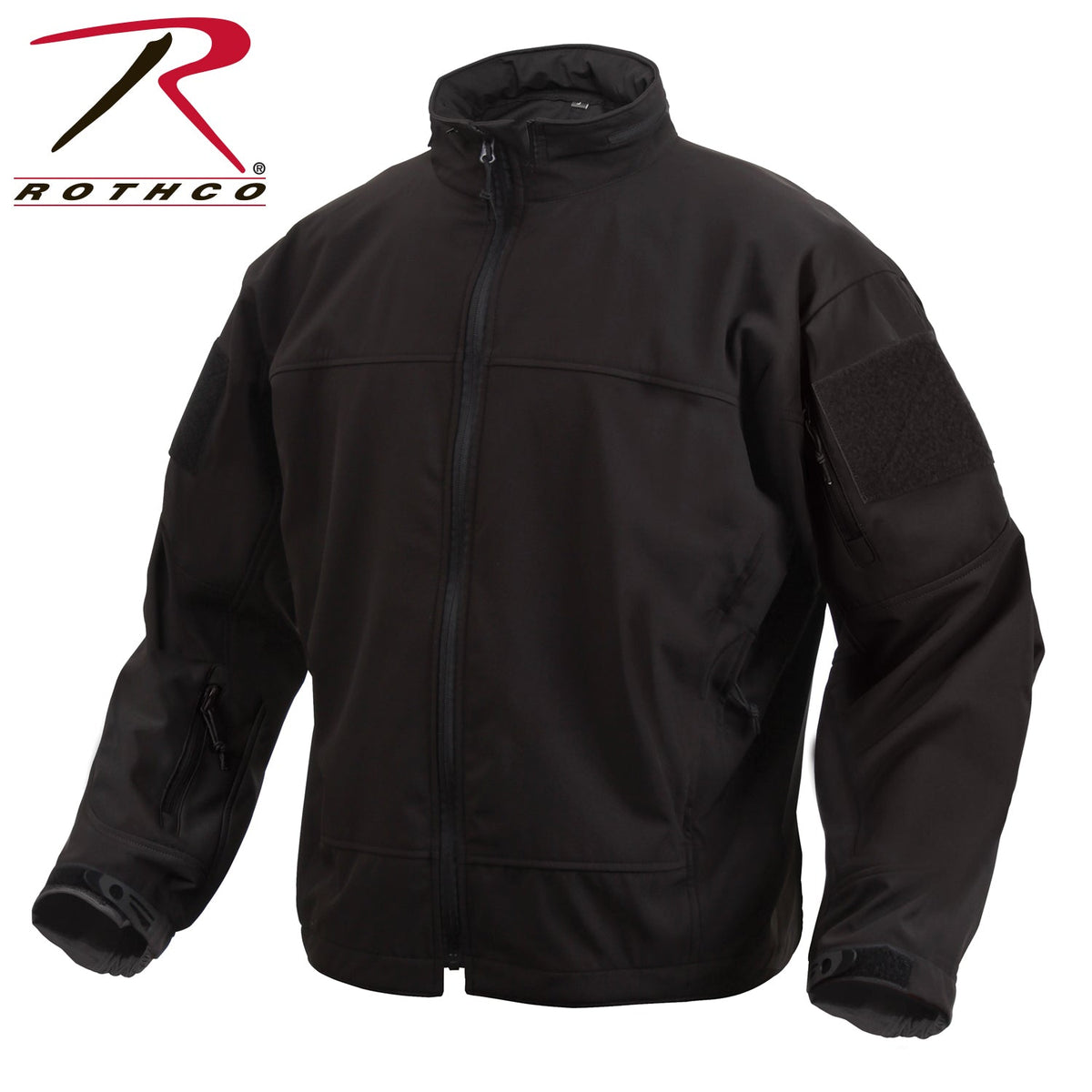 Rothco Covert Ops Lightweight Soft Shell Jacket Black Size 3XL - Get Tight Gear