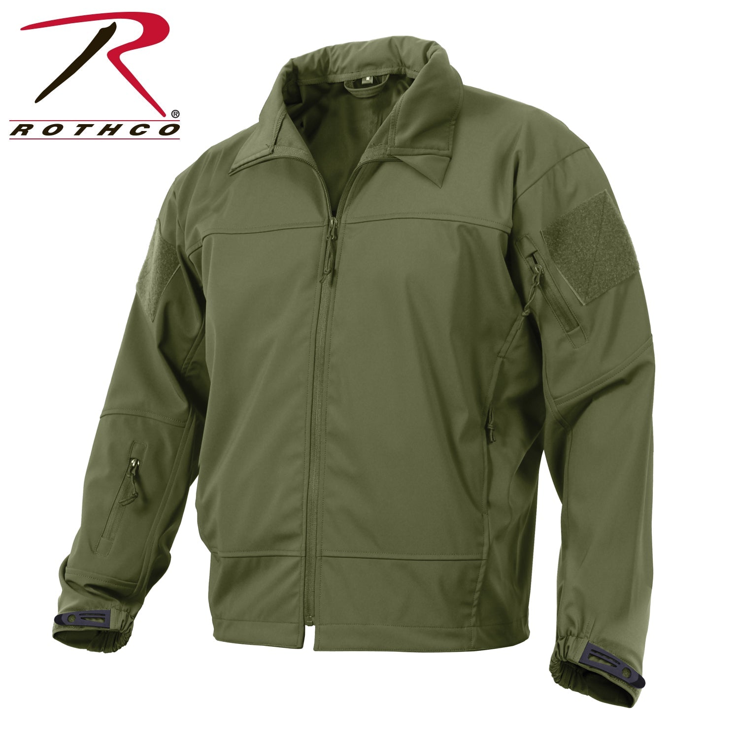 Rothco Covert Ops Lightweight Soft Shell Jacket Olive Drab Size 2XL - Get Tight Gear