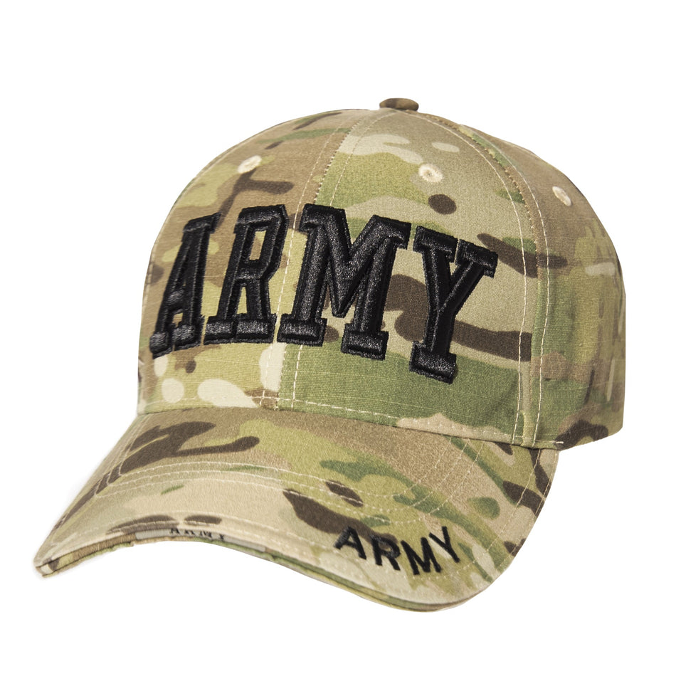 Rothco Deluxe Army Embroidered Low Profile Insignia Cap MultiCam - Get Tight Gear