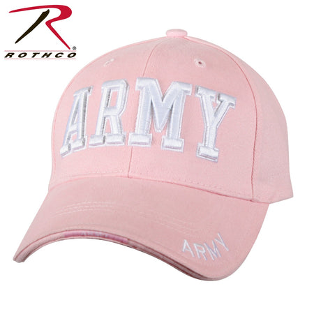 Rothco Deluxe Army Embroidered Low Profile Insignia Cap Pink Size One Size - Get Tight Gear