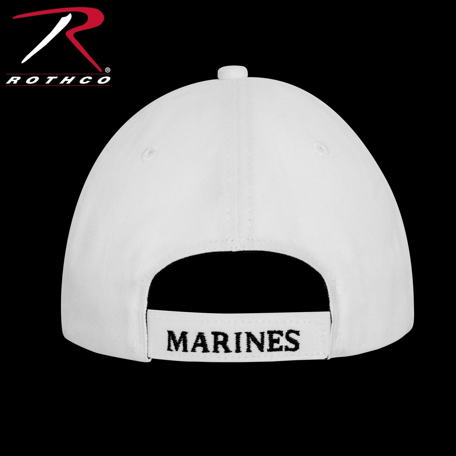 Rothco Deluxe Eagle, Globe & Anchor Low Profile Cap White Size One Size - Get Tight Gear