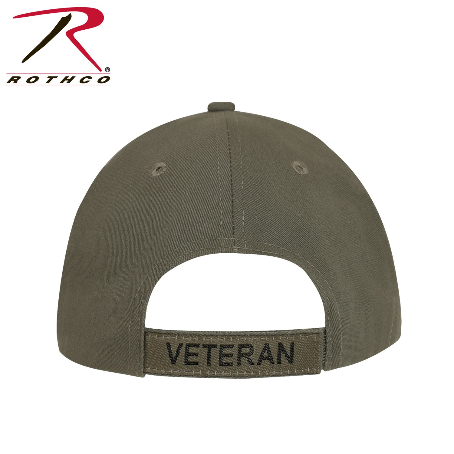 Rothco Deluxe Low Profile Army Veteran Cap Olive Drab Size One Size - Get Tight Gear