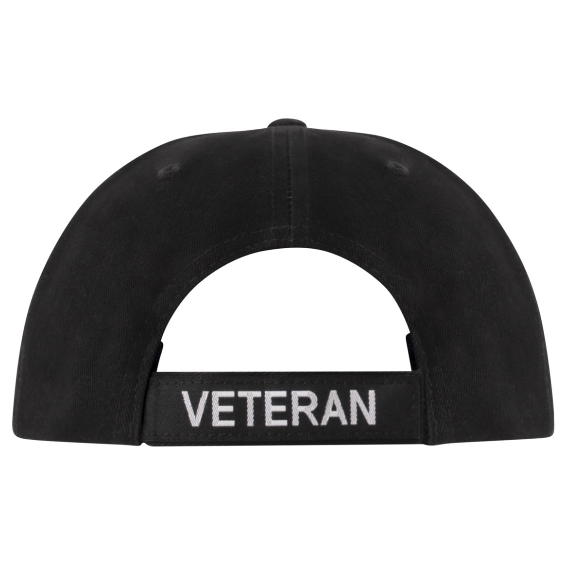 Rothco Deluxe Low Profile Military Branch Veteran Cap Black Size One Size - Get Tight Gear
