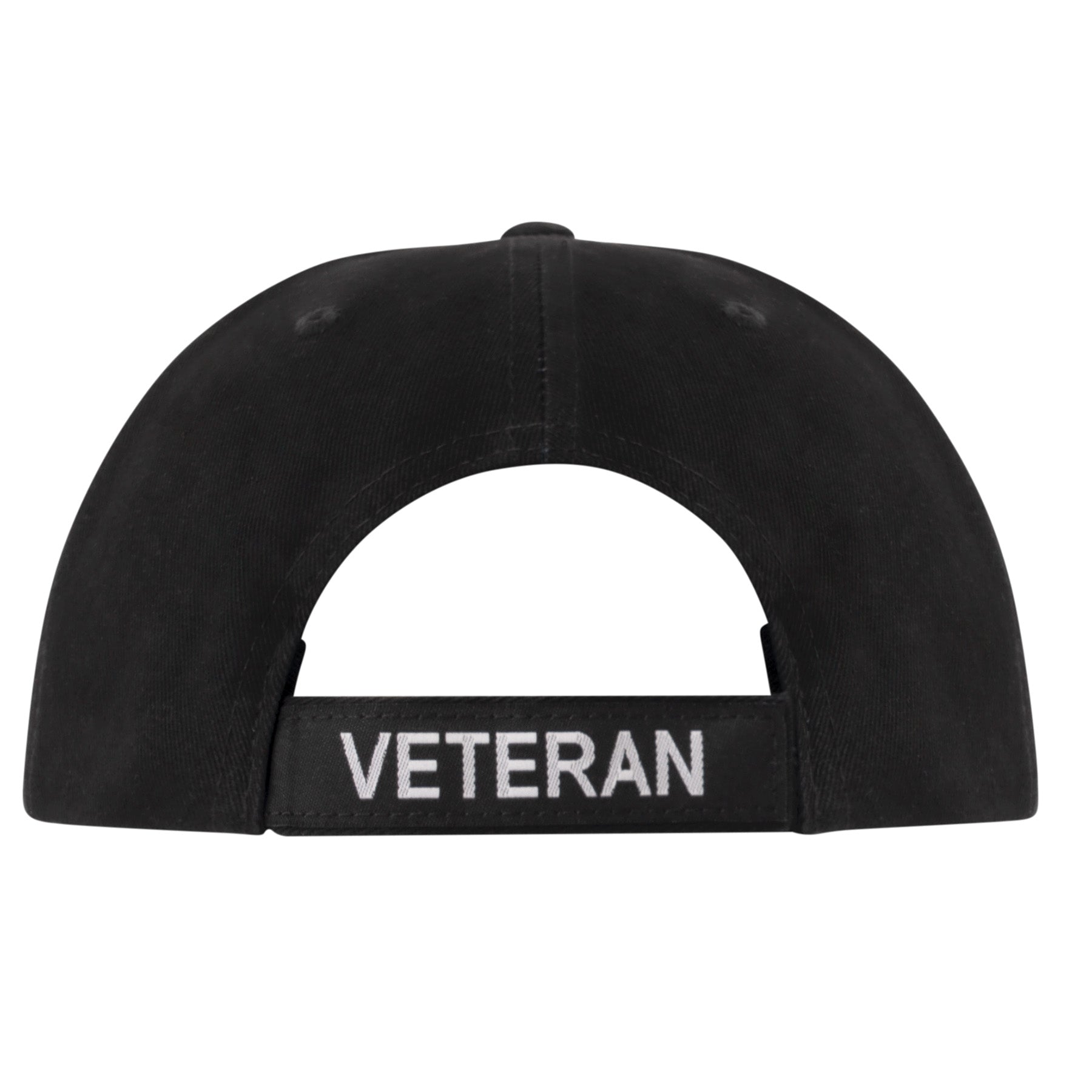 Rothco Deluxe Low Profile Military Branch Veteran Cap Black Size One Size - Get Tight Gear