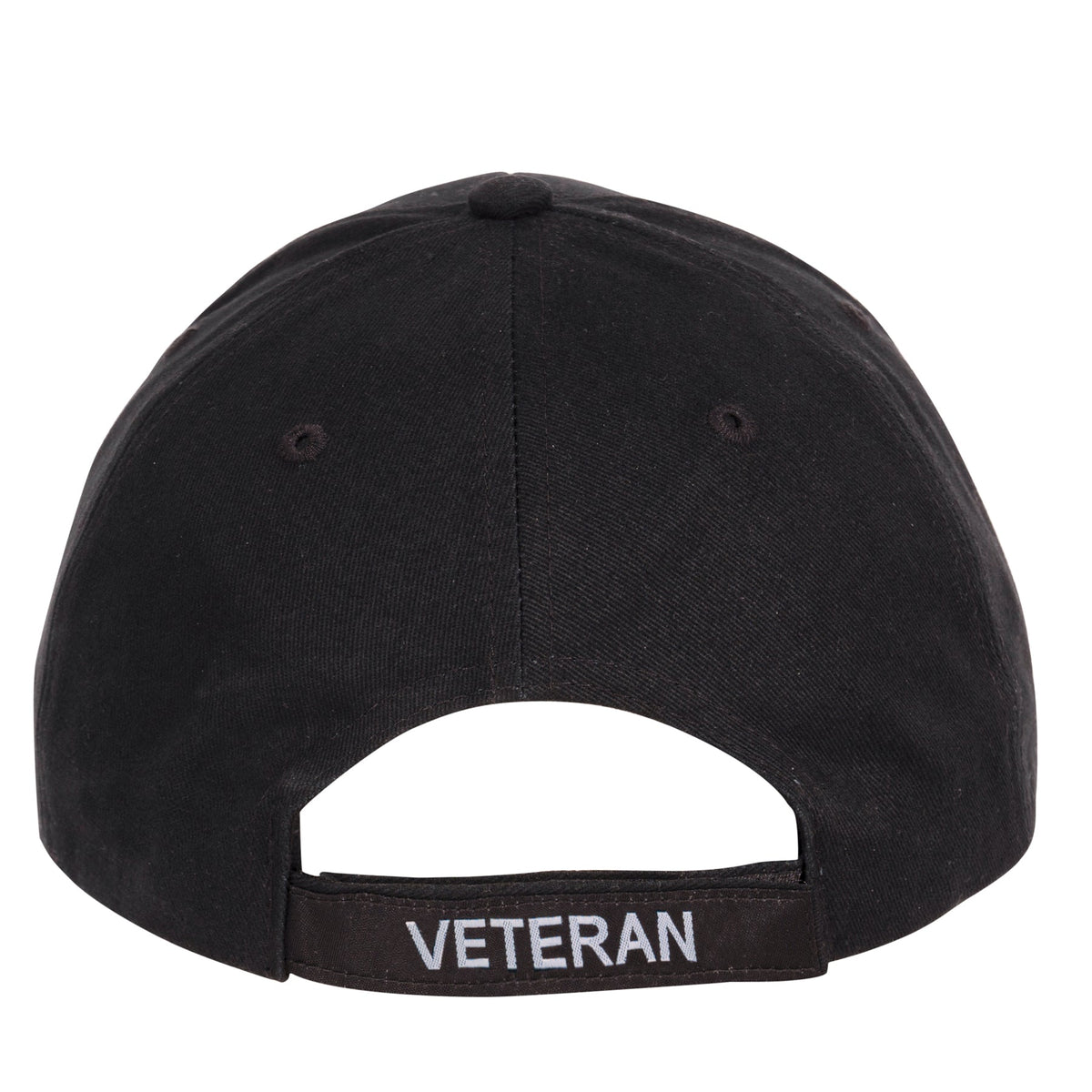 Rothco Deluxe Low Profile Military Branch Veteran Cap Black Size One Size - Get Tight Gear