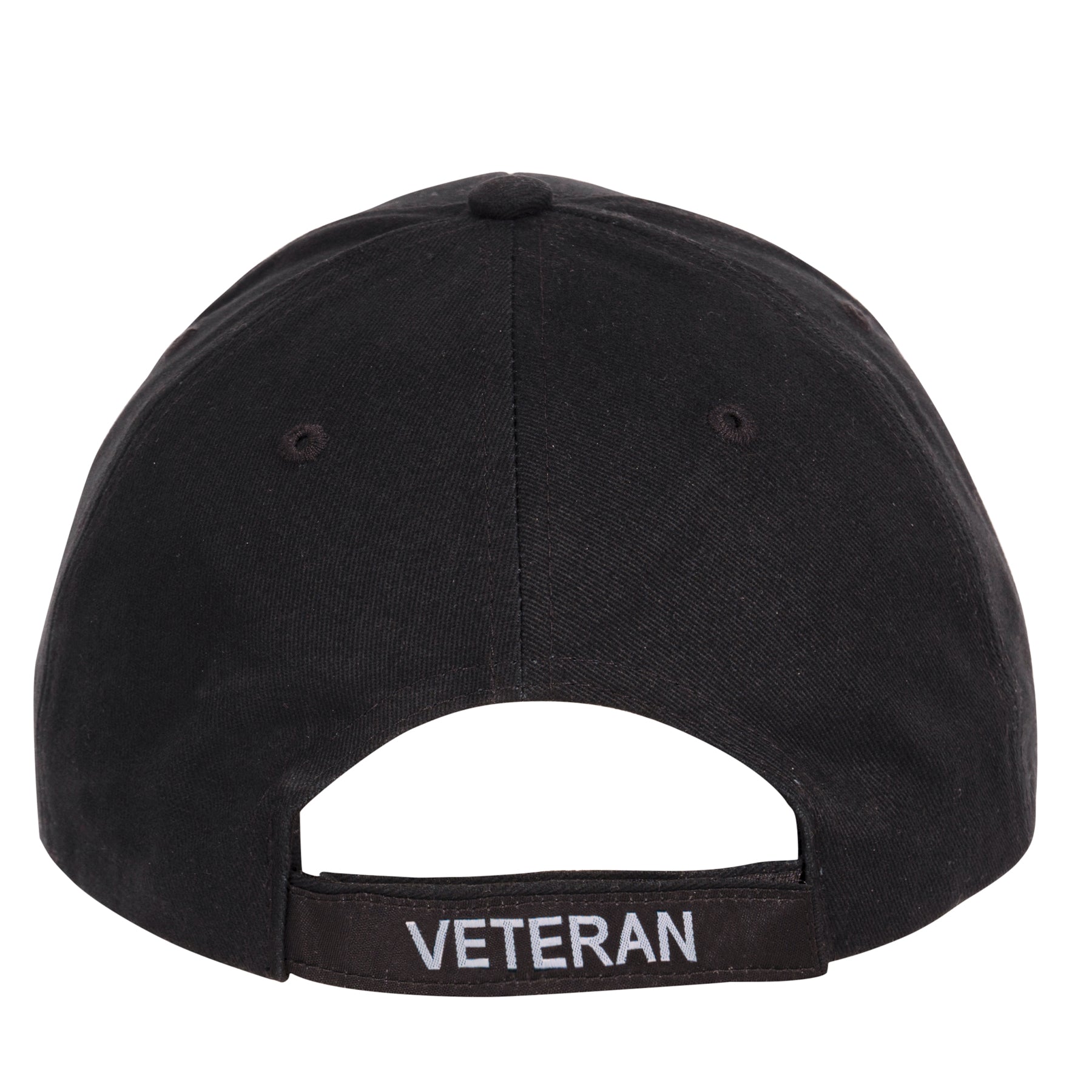 Rothco Deluxe Low Profile Military Branch Veteran Cap Black Size One Size - Get Tight Gear