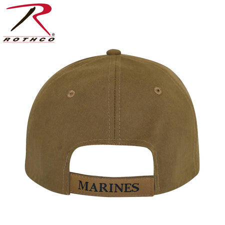 Rothco Deluxe Marines Low Profile Insignia Cap Coyote Brown Size One Size - Get Tight Gear