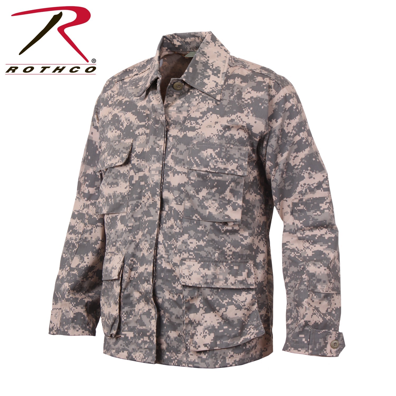 Rothco Digital Camo BDU Shirt ACU Digital Camo Size 2XL - Get Tight Gear
