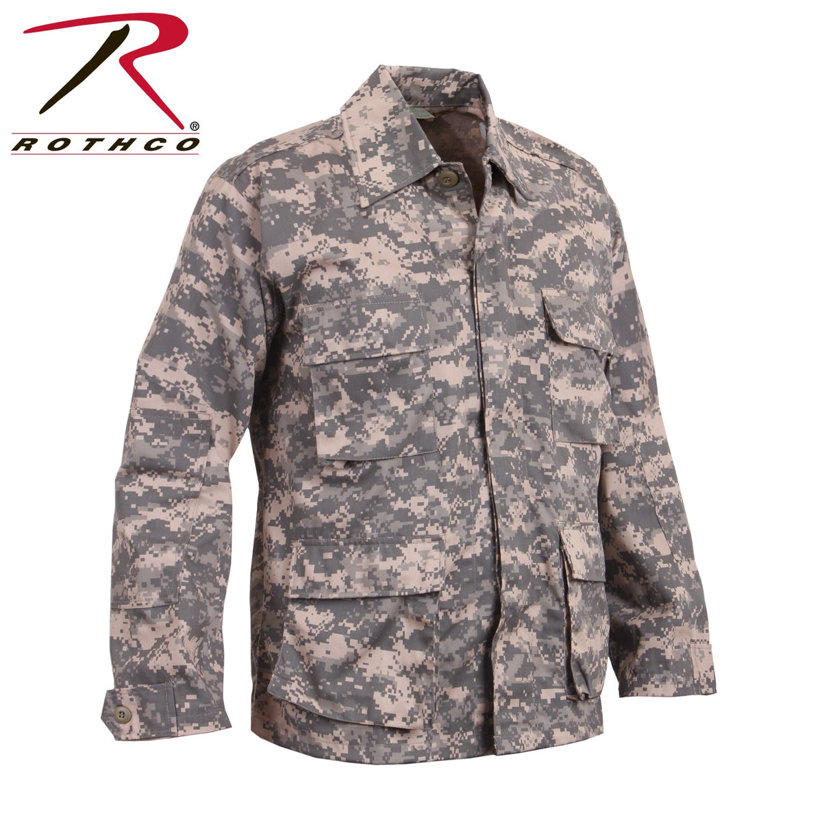Rothco Digital Camo BDU Shirt ACU Digital Camo Size L - Get Tight Gear