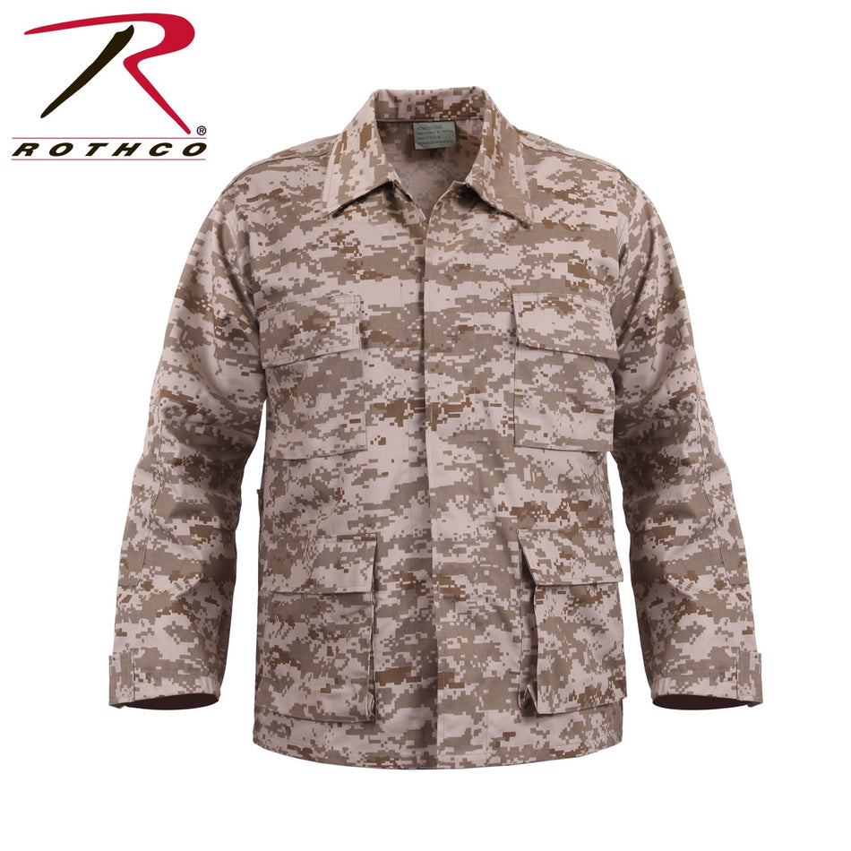 Rothco Digital Camo BDU Shirt Desert Digital Camo Size 2XL - Get Tight Gear