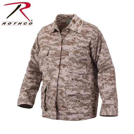 Rothco Digital Camo BDU Shirt Desert Digital Camo Size M - Get Tight Gear