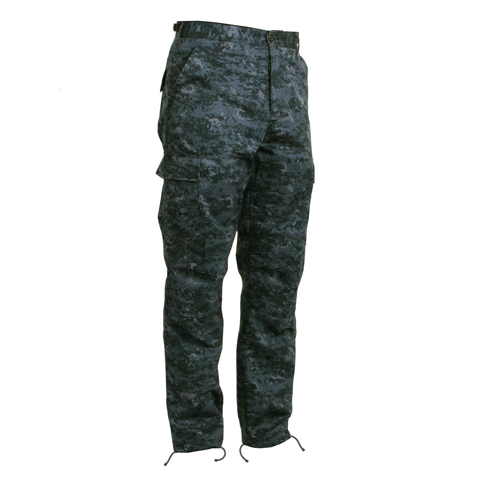 Rothco Digital Camo Tactical BDU Pants Midnight Digital Camo Size XL - Get Tight Gear