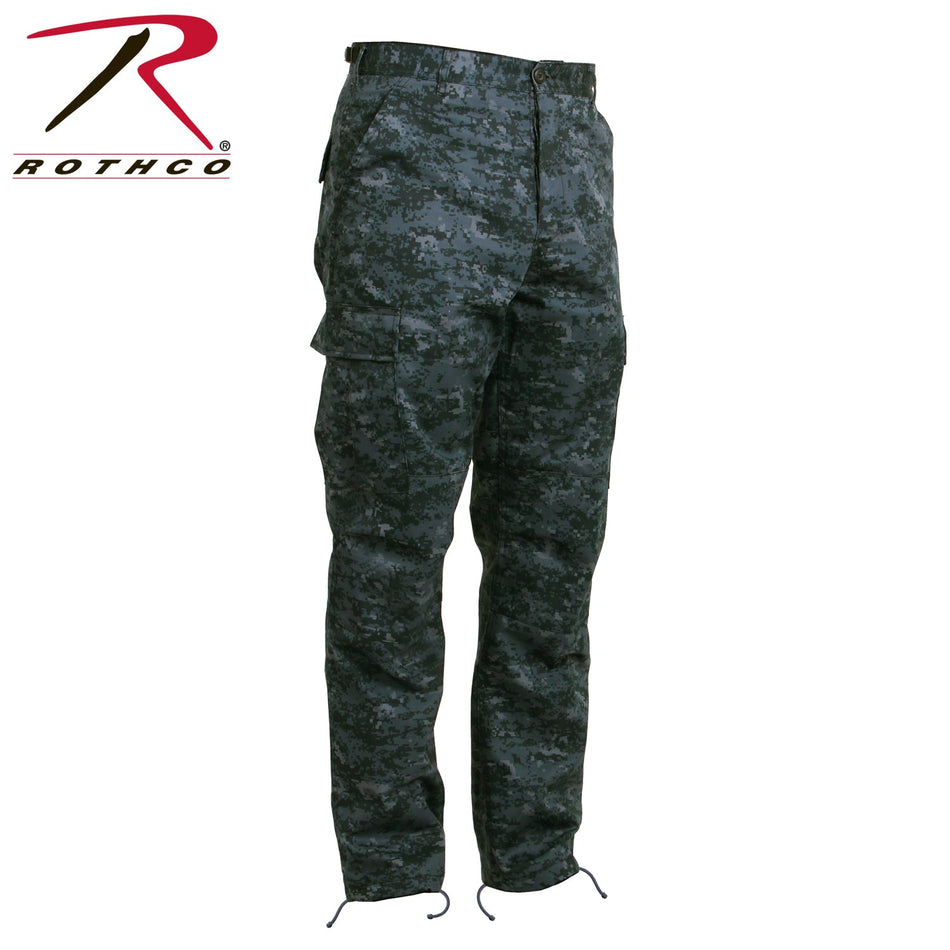 Rothco Digital Camo Tactical BDU Pants Midnight Digital Camo Size XL - Get Tight Gear