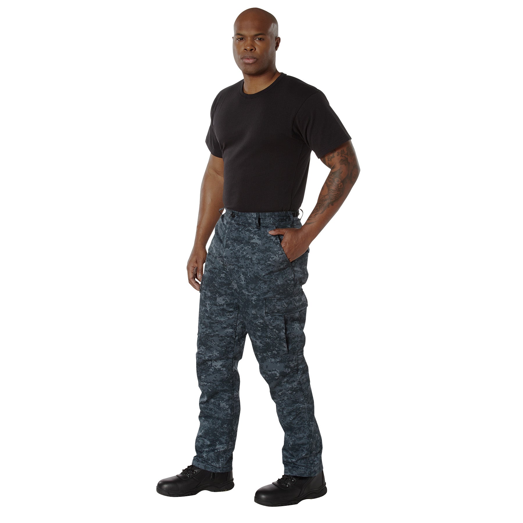 Rothco Digital Camo Tactical BDU Pants Midnight Digital Camo Size XL - Get Tight Gear
