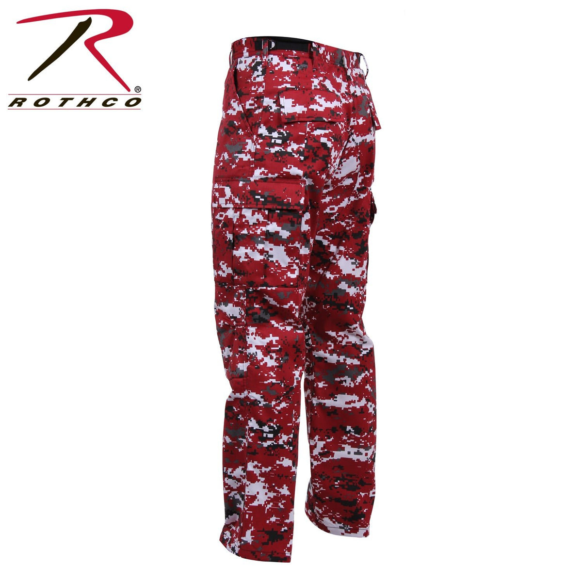 Rothco Digital Camo Tactical BDU Pants Red Digital Camo Size M - Get Tight Gear