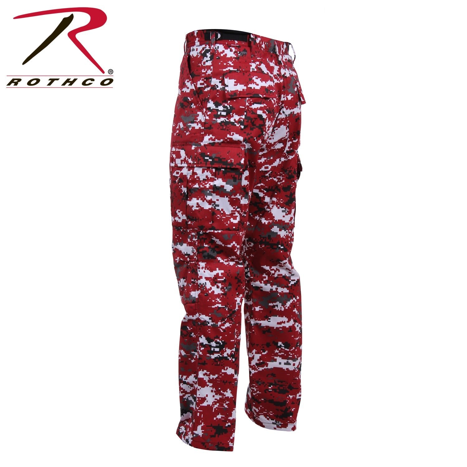 Rothco Digital Camo Tactical BDU Pants Red Digital Camo Size S - Get Tight Gear