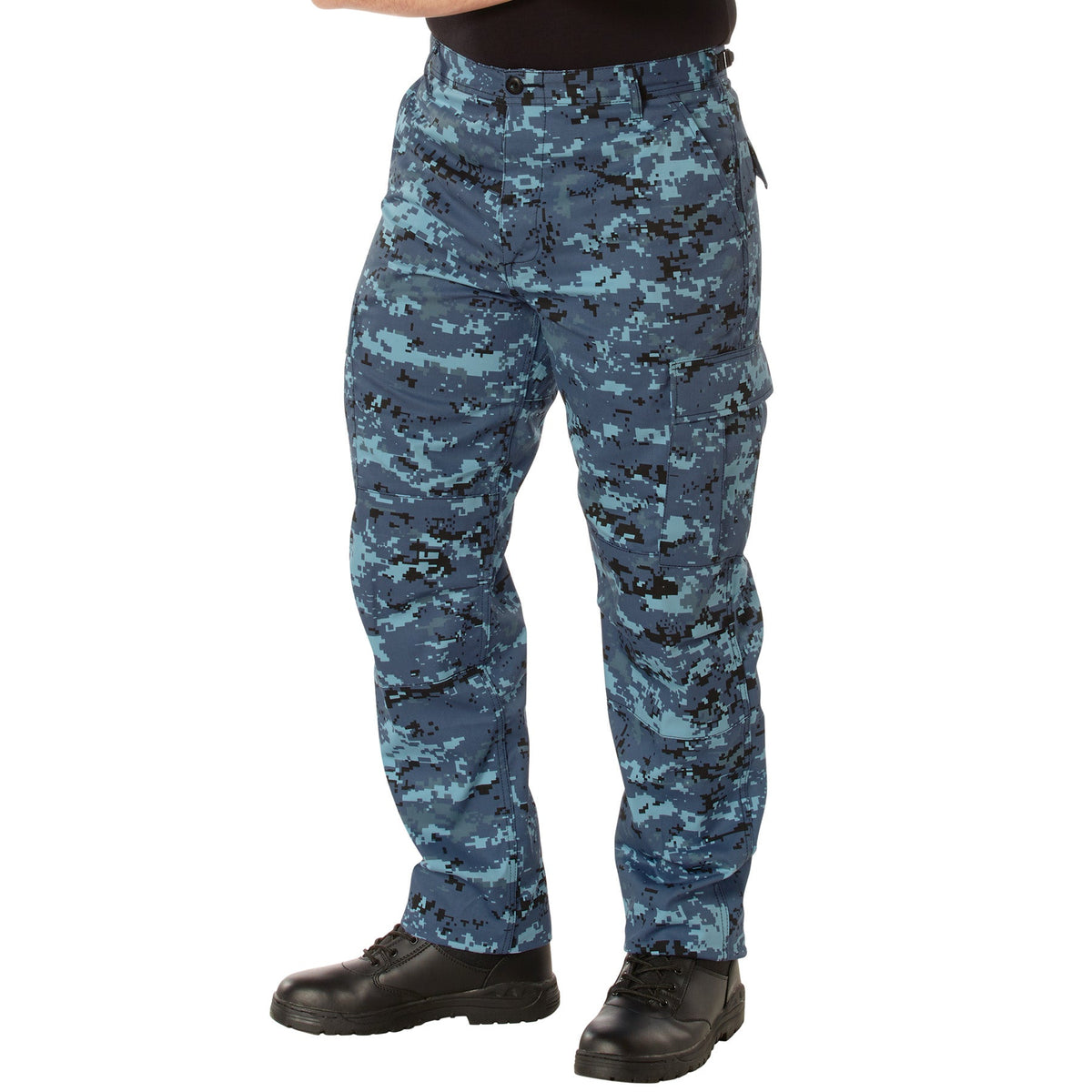Rothco Digital Camo Tactical BDU Pants Sky Blue Digital Camo Size L - Get Tight Gear