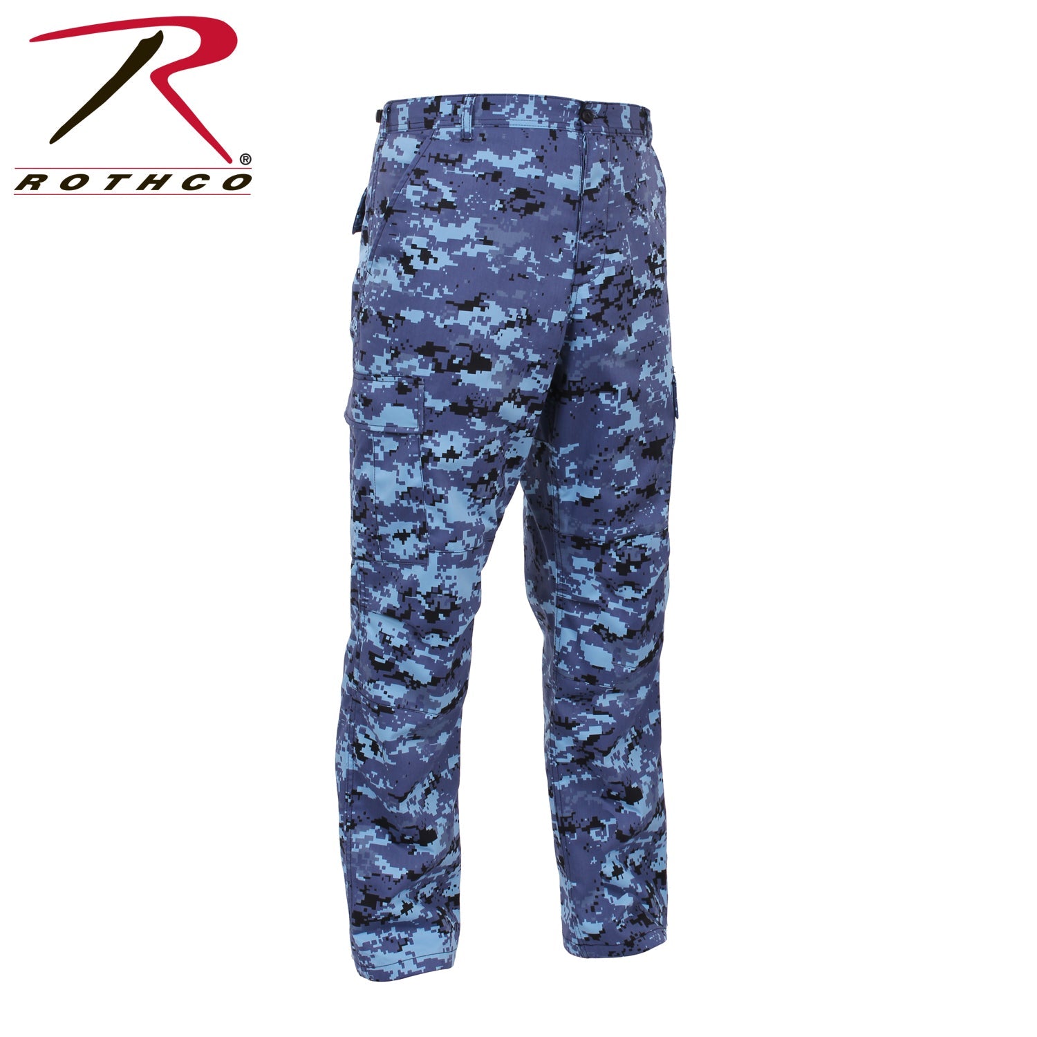 Rothco Digital Camo Tactical BDU Pants Sky Blue Digital Camo Size S - Get Tight Gear