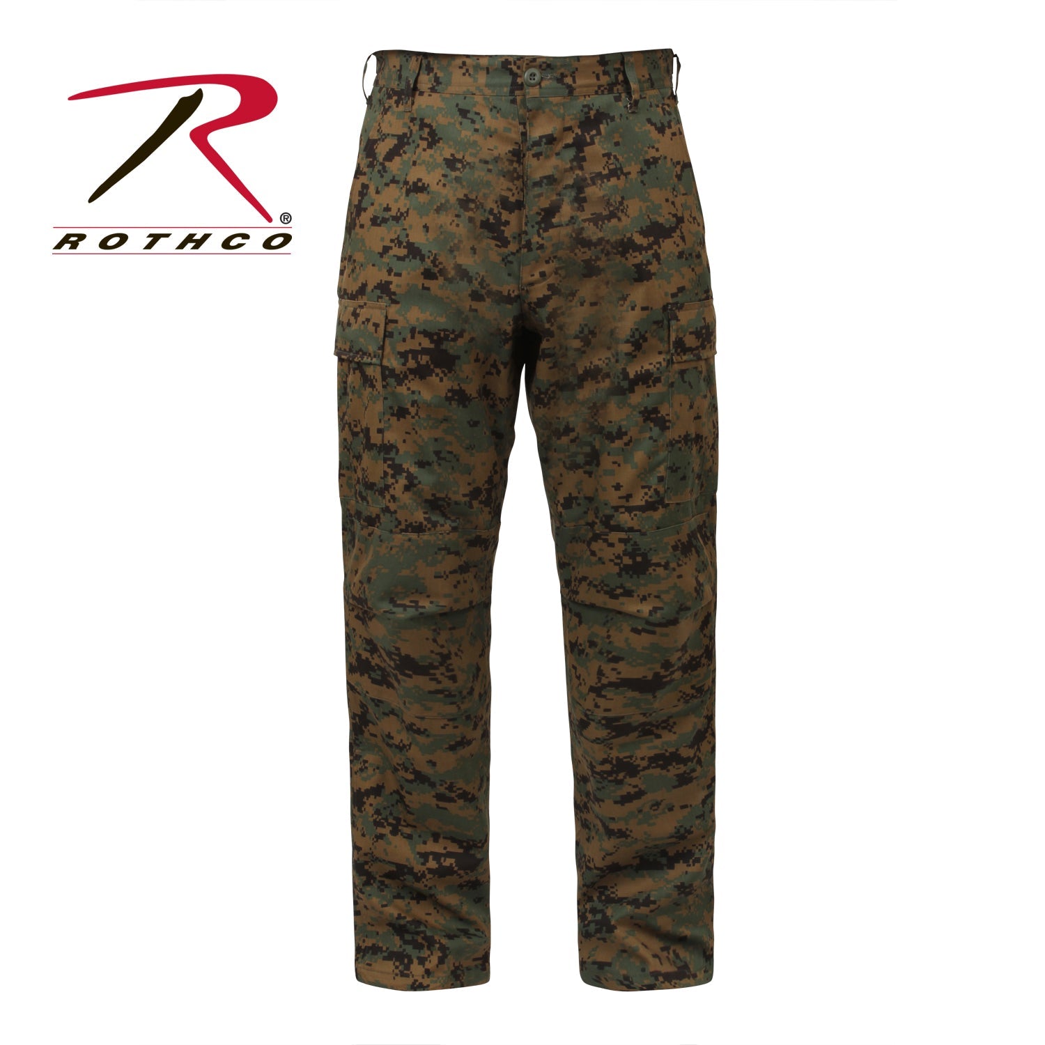 Rothco Digital Camo Tactical BDU Pants Woodland Digital Camo Size 2XL - Get Tight Gear