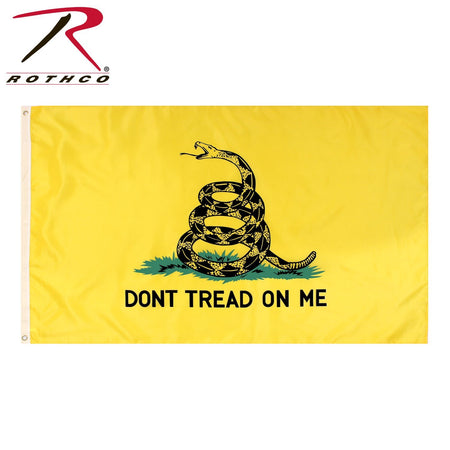 Rothco Don't Tread On Me Flag Size 2' x 3' - Get Tight Gear