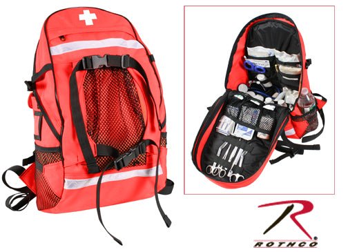 Rothco EMS Trauma Backpack Red - Get Tight Gear