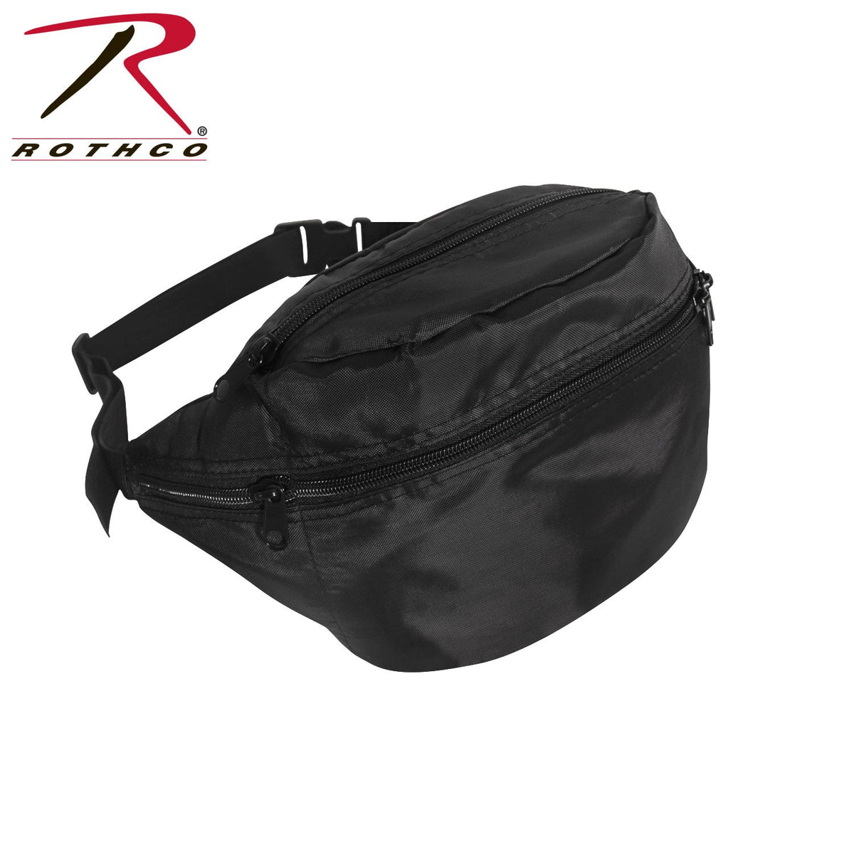 Rothco Fanny Pack Black Size One Size - Get Tight Gear
