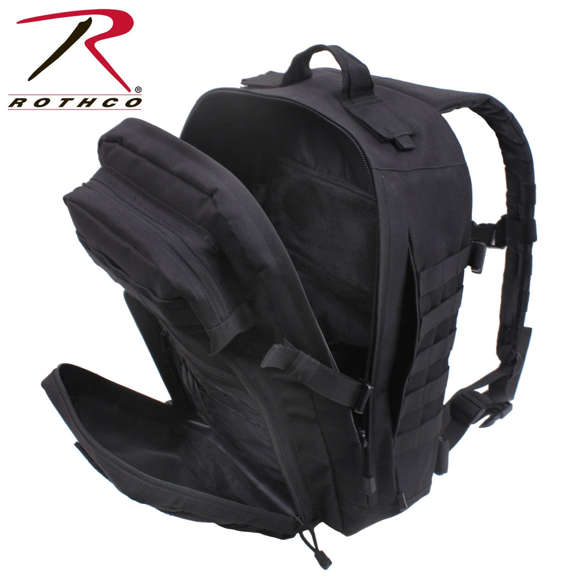 Rothco Fast Mover Tactical Backpack Black Size One Size - Get Tight Gear