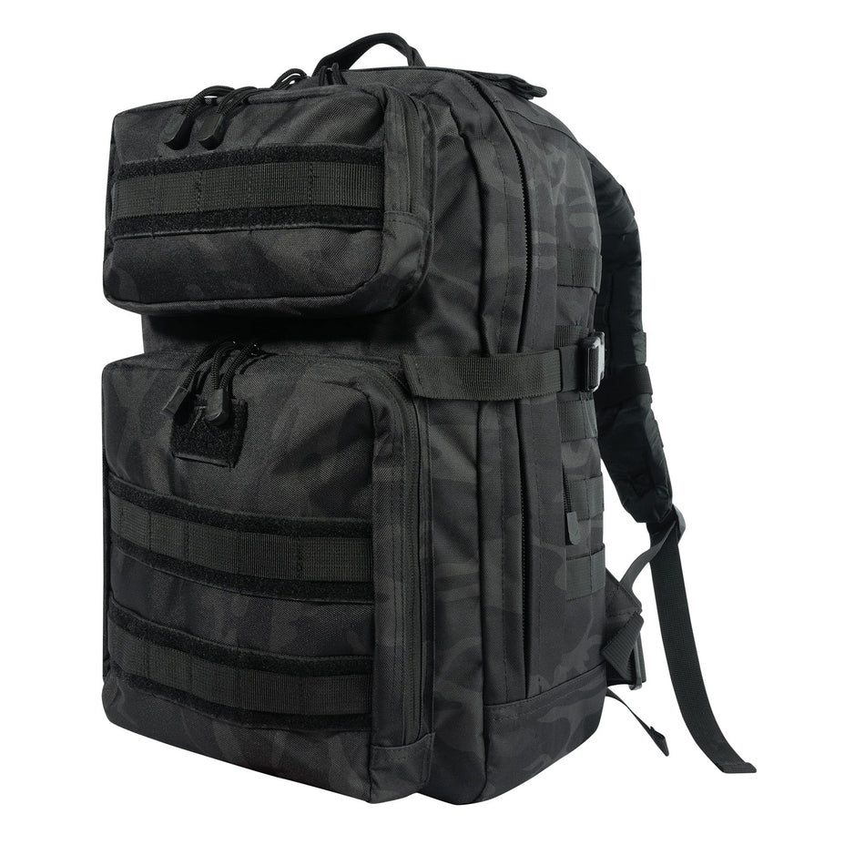 Rothco Fast Mover Tactical Backpack Midnight Black Camo - Get Tight Gear