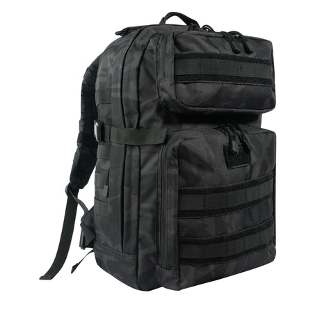 Rothco Fast Mover Tactical Backpack Midnight Black Camo - Get Tight Gear