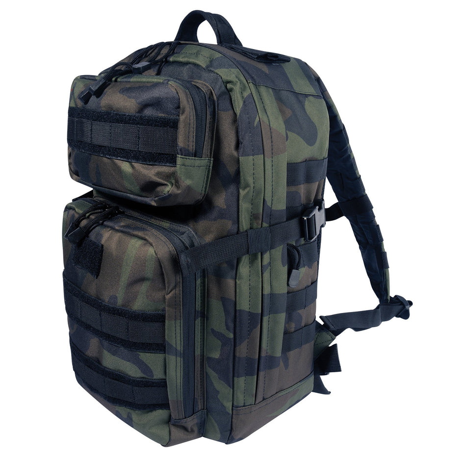 Rothco Fast Mover Tactical Backpack Midnight Woodland Camo - Get Tight Gear