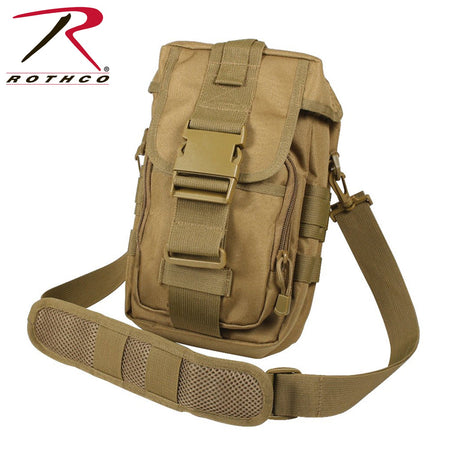 Rothco Flexipack MOLLE Tactical Shoulder Bag Coyote Brown - Get Tight Gear