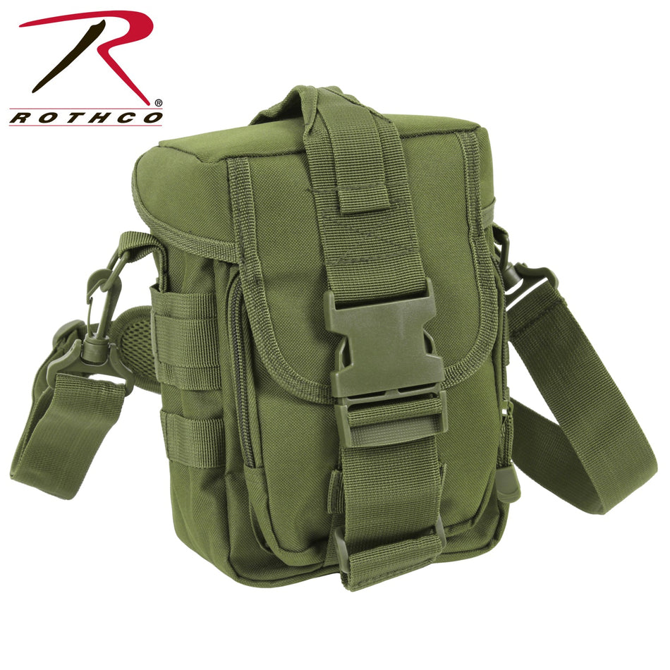 Rothco Flexipack MOLLE Tactical Shoulder Bag Olive Drab - Get Tight Gear
