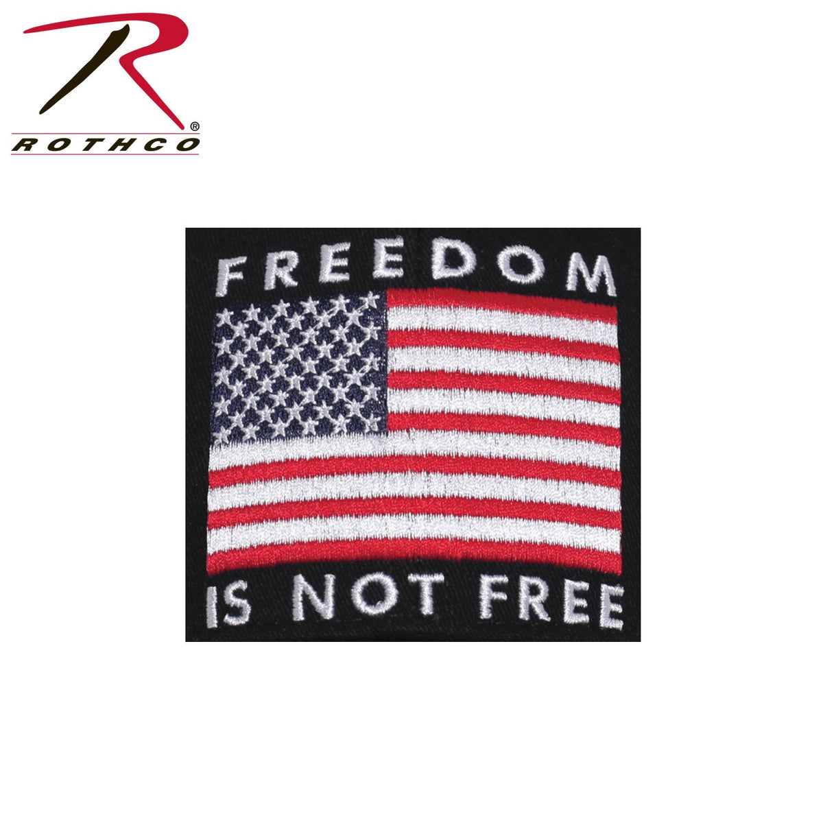 Rothco Freedom Is Not Free Low Profile Cap Black Size One Size - Get Tight Gear