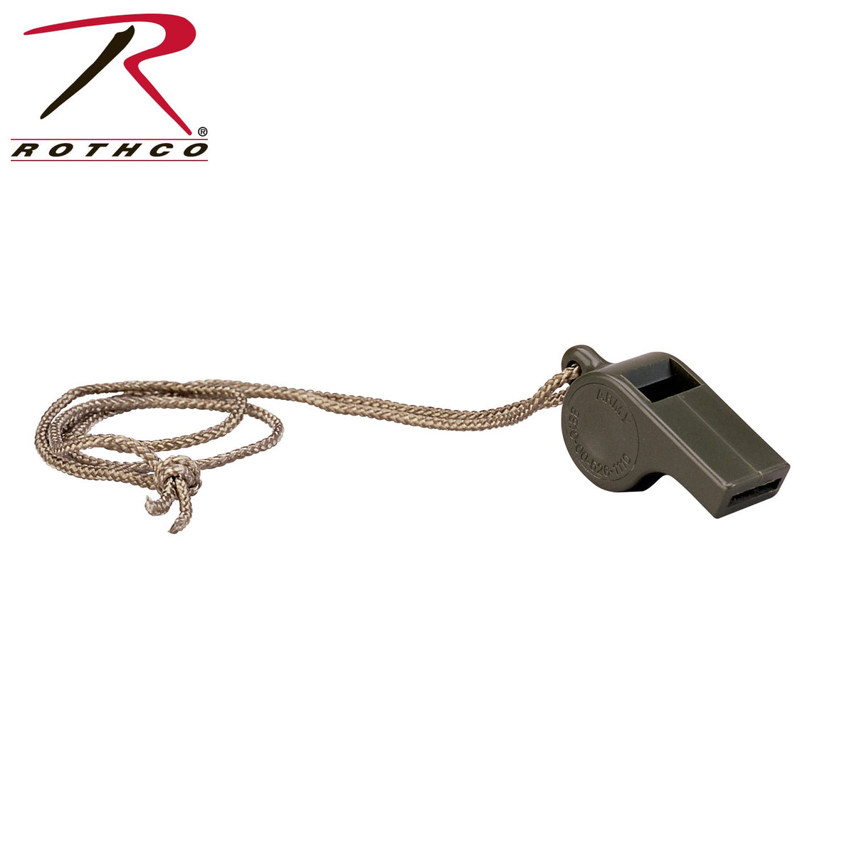 Rothco G.I. Style Police Whistle Olive Drab - Get Tight Gear