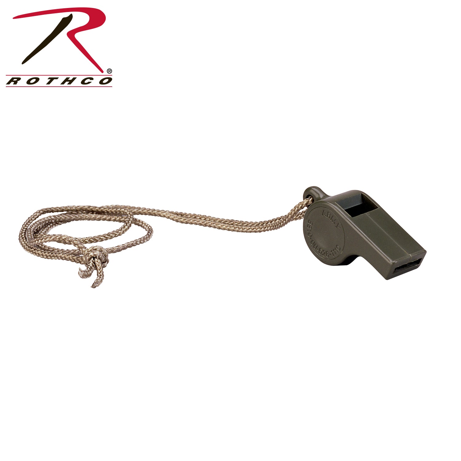 Rothco G.I. Style Police Whistle Olive Drab - Get Tight Gear