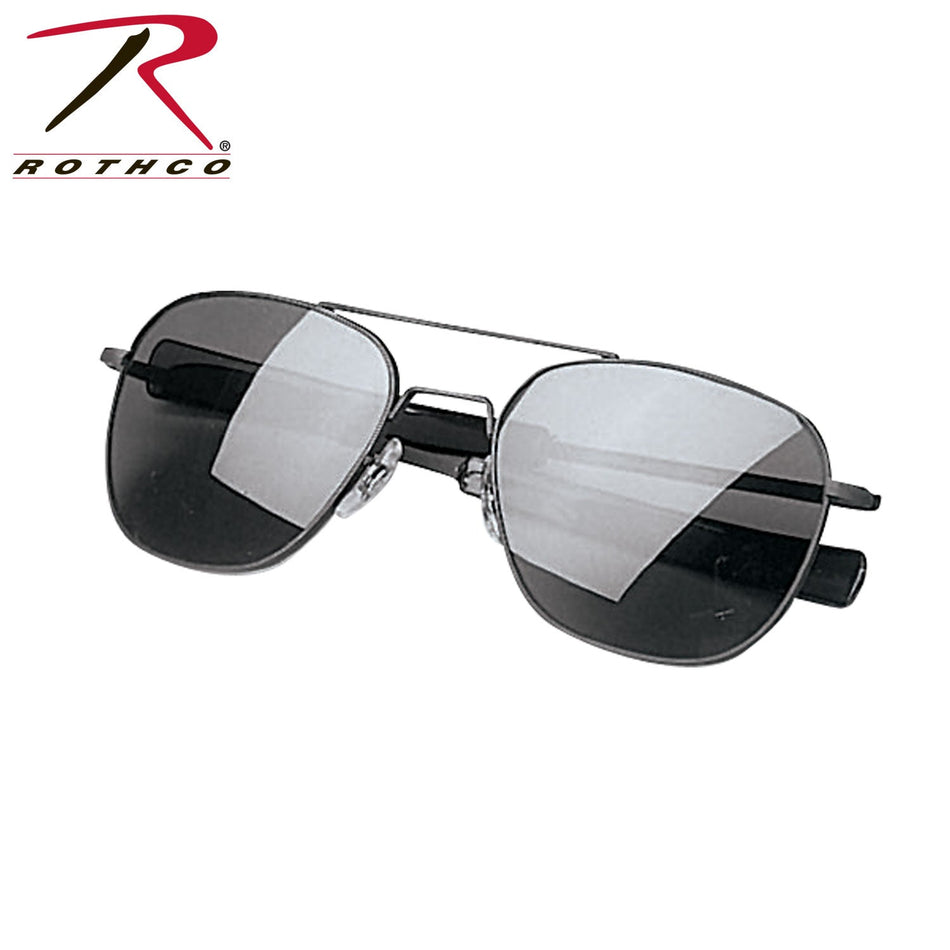 Rothco G.I. Type Aviator Sunglasses Black / Smoke Size 52 MM - Get Tight Gear