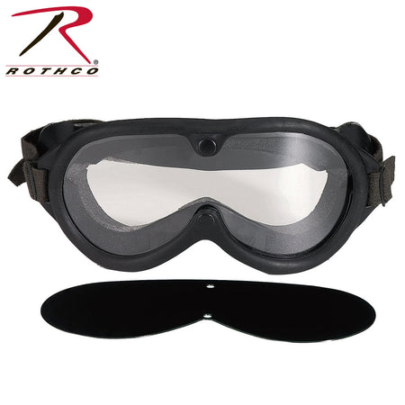 Rothco G.I. Type Sun, Wind & Dust Goggles Black - Get Tight Gear