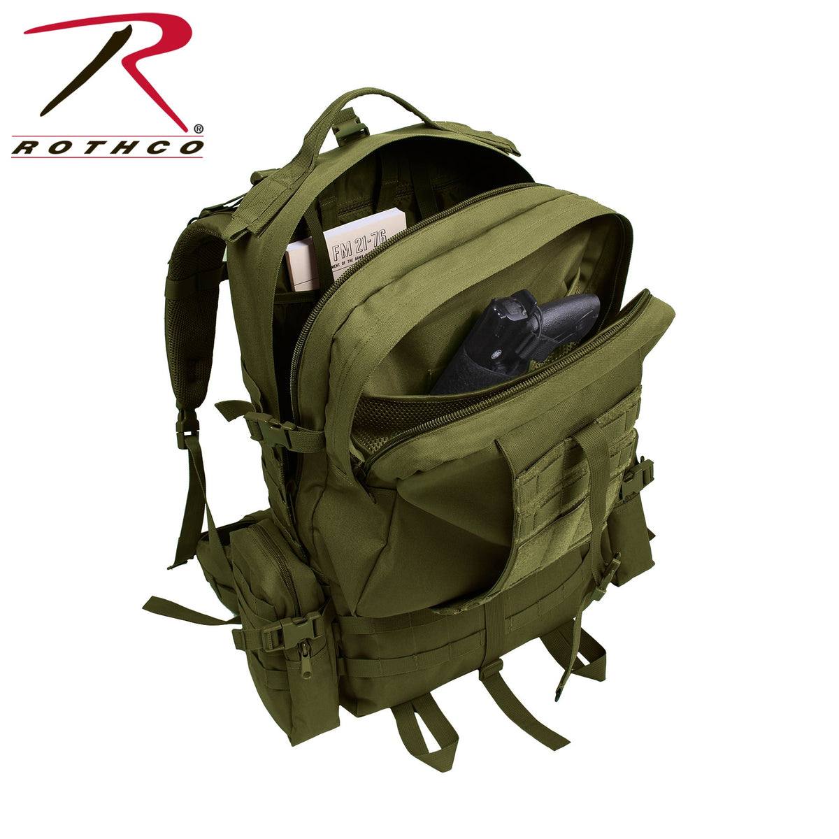 Rothco Global Assault Pack Olive Drab - Get Tight Gear