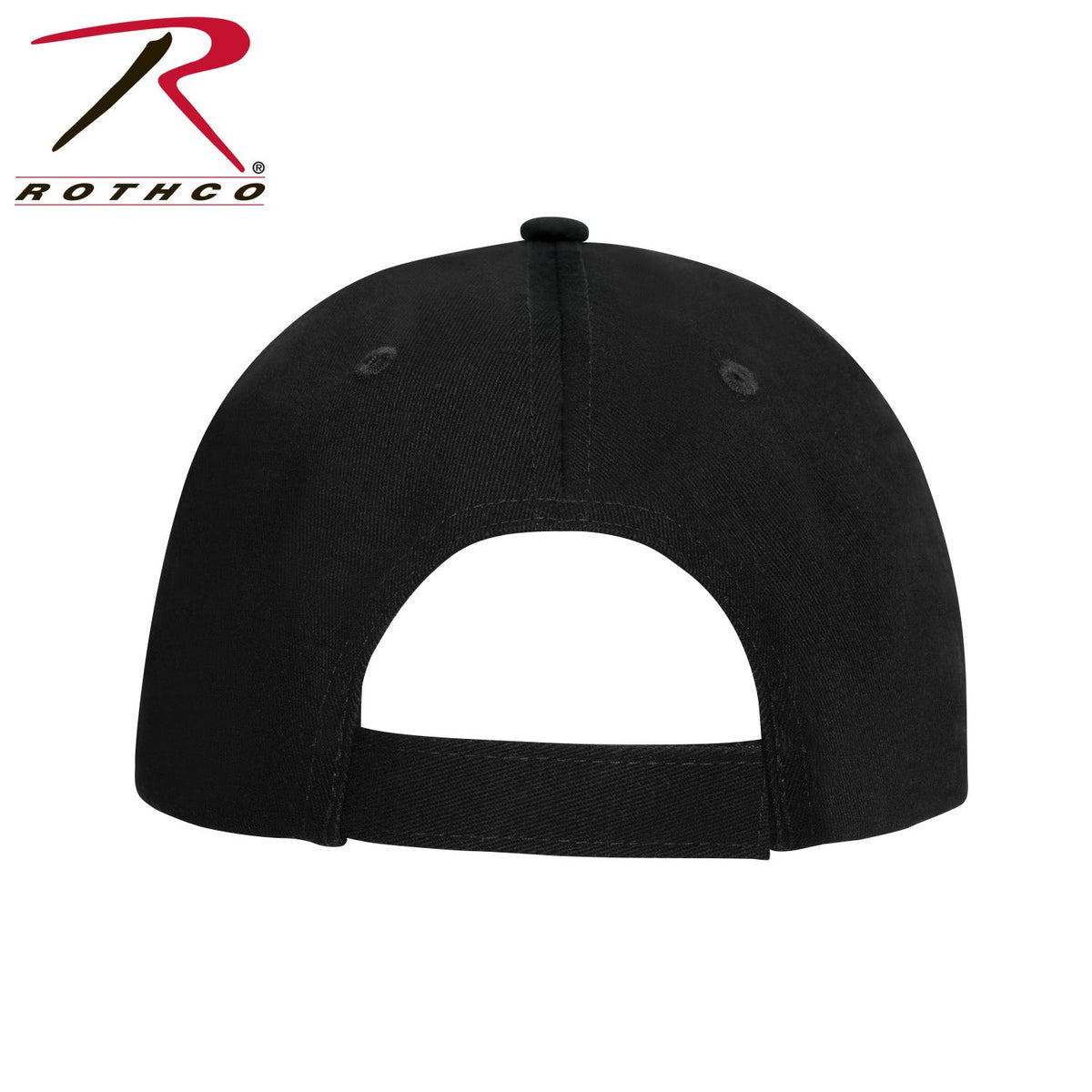 Rothco Hook & Loop U.S. Flag Low Profile Cap Black Size One Size - Get Tight Gear