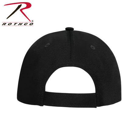 Rothco Hook & Loop U.S. Flag Low Profile Cap Black Size One Size - Get Tight Gear