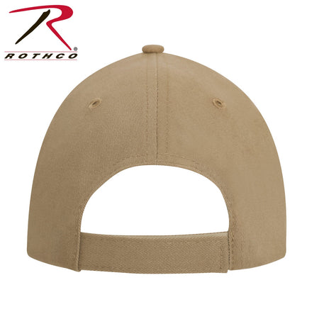 Rothco Hook & Loop U.S. Flag Low Profile Cap Coyote Brown Size One Size - Get Tight Gear