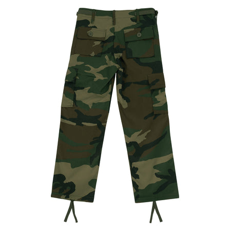 Rothco Kids Cargo Pants Woodland Camo Size 6 - Get Tight Gear
