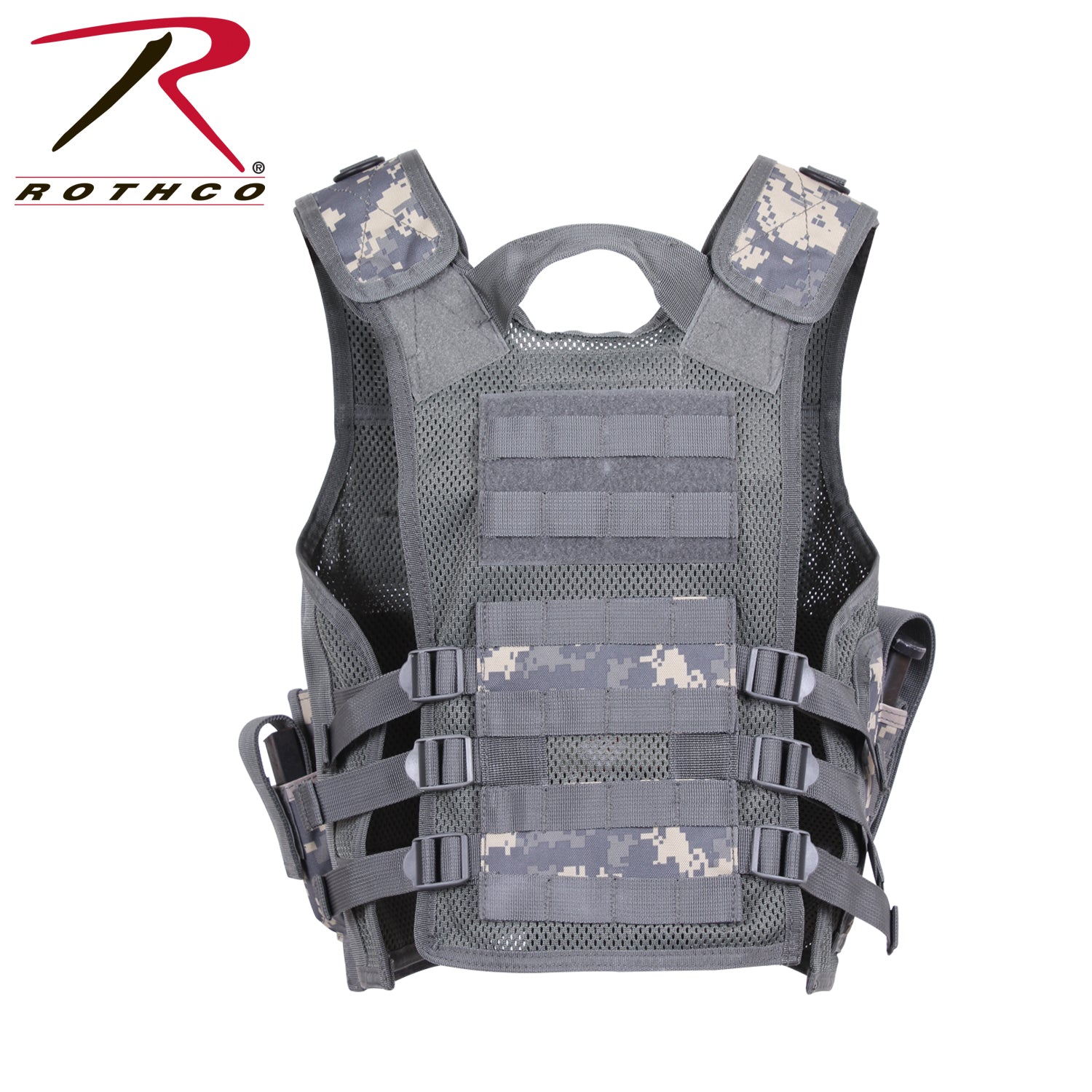 Rothco Kid's Tactical Cross Draw Vest ACU Digital Camo - Get Tight Gear