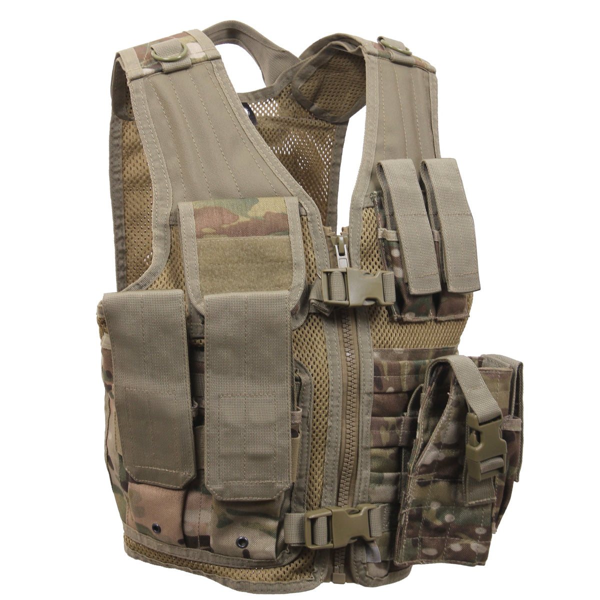Rothco Kid's Tactical Cross Draw Vest MultiCam - Get Tight Gear