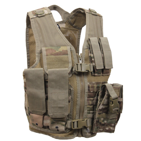 Rothco Kid's Tactical Cross Draw Vest MultiCam - Get Tight Gear